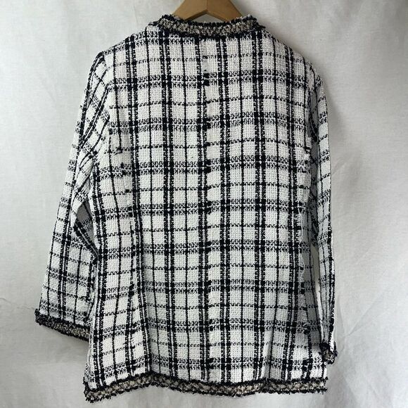 Tweed Plaid Suit Set jacket with shorts - Picture 16 of 16